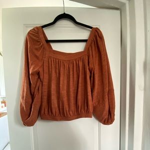 Free People cropped shirt